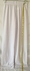 New  Revolution Brand White Matte Nylon Dance Pants Adult Small