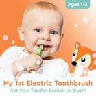 Brusheez Little Toddlers    Sonic Toothbrush - Safe   Gentle Toothbrush For