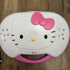 2014 Hello Kitty Portable Cd Player   Karaoke System- No Microphone