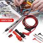 2pair Multimeter Probe Test Leads Pin Needle Tip Meter Tester Wire Pen 1000v 20a