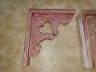 Vintage  Victorian Style  Wood Gingerbread Corbel Shabby Porch Shelf Brackets Pr