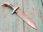 Vintage Mexican Horn Eagle Head Dagger Dirk Knife Mexico Tourist Figural Knives