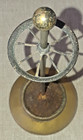 Vintage Antique Victorian Hat Pin Stand Metal Unsigned