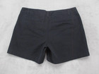 Merona Shorts Womens 8 Black Chino Twill 100  Cotton Flat Front Casual Summer