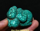 5cm Chinese Old Dynasty Turquoise Carved People Person Figure Amulet Pendant