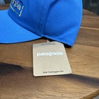 Patagonia Scrap Logo Funhuggers Trucker Hat Snapback Youth Blue New With Tags