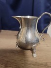 Williamsburg Kirk Stieff Vtg Pewter Tea Set Coffee Creamer Sugar Wood Handle