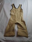 All Image Pro Athletic Wear Singlet Mens Xs Tan Knit Wrestling Gym One Piece