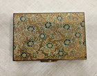 Vintage Unused Zenette Powder Compact Made In England Floral Design