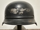 Original Wwii German M40 Beaded Helmet Q66 Ww2 German Helmet W  Liner Size 57