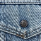 Vtg Jc Penney Denim Workwear Jacket 1970s Distressed Quilted Men L   Xl Usa Made