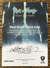 2019 Cryptozoic Rick   Morty Season 3 Sketch Card By Kristin Allen Riq Iv