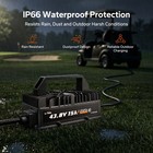 Litime 36v  43 8v  15a Waterproof Charger For 36v Marine Lifepo4 Lithium Battery