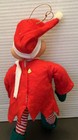 Vintage Red Felt Pixie Elf Holiday Shelf Sitter Ornament Christmas 10   