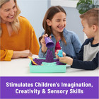 Kinetic Sand  Sandbox Set With 1lb Purple Play Sand  4 Tools   Molds  Storage   