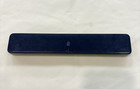Vintage Bucherer Presentation Display Storage Ladies Watch Box Navy Blue