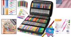 Comfort Grip Gel Pen Set - 320 Pieces With Metallic And Glitter Pens For Artists
