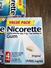 490 Pieces Nicorette Nicotine Gum 4 Mg White Ice Mint   Original Exp Read