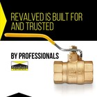 Full Port 1 In  Brass Ball Valve     Lead-free Brass Valve Female Threaded Npt    