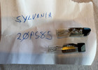 Lot Of 4 Vintage Industrial Light Bulbs  Ge  Westinghouse And Sylvania  Various