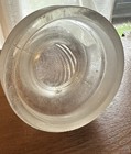 Vintage Large Pharmacy Apothecary Jar Swirl Pattern Lid Only