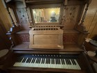 Victorian Era Carved Oak Thiery Milwaukee    pump Organ
