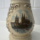 Vintage German Ceramic Lidded Beer Stein Mug 4 5 Inch Made In Germany