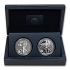 2013-w Proof  1 American Silver Eagle West Point 2pc Set