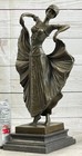 Signed Bronze Art Nouveau Deco Chiparus Statue Figurine Large Great Gift