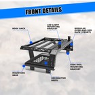 Adjustable Bed Rack Roll Bar roof Rack For 2020-2022 2023 2024 Jeep Gladiator