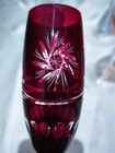 Czech Bohemian Crystal Glass Handmade - Champagne - 6 Pcs Multicolor  21 Cm