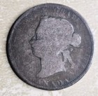 1886 Canada 25 Cents Silver Queen Victoria Quarter Good Detail Scratch Key Date