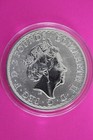 2017 Great Britain   2 Britannia 1 Ounce  999 Silver In Mint Capsule Genuine C74