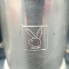 2 Vtg 1970 s Stamped Metal Playboy Bunny Logo Tankard Beer Stein Cups 5 