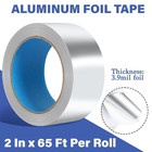 Aluminum Foil Tape 2 Inch X 65ft 3 9mil  heavy Duty Hvac Tape insulation Adhesiv