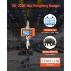 Hanging Scale 2200 Lbs 1000 Kg Digital Crane Scale Heavy Duty W lcd Display