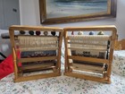 Antique Minature Turkish Carpet Weaving Loom Samples Wool Mom And Dad