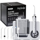 Mysmile Water Electric Flosser Oral Irrigator 800ml Teeth braces 6 Tips Jet Pick