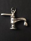 Original New Farrah Fawcett Sterling Silver Faucet Pendant Circa 1977 