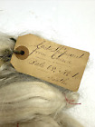 Antique Skein Lot New York Silk China Import 1888 Pony E Tail Wig Hair     Rare