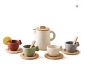 Wooden Tea Set Pretend Play Toy Montessori Kitchen Learning Gift For Kids