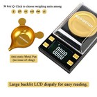 Neoweigh Milligram Scale  Mg Scale 50g X 0 001g  Non-stick Powder Pan Gold