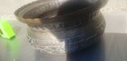 Superb Antique Islamic Persian Metal Bowl With Intricate Scripts Ca  1920s
