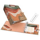 Mini Binder 2 Inch 3 Ring For 5 5  X 2  Ring - Half Letter Paper Mountan Path