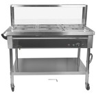 6-9 Pan 1500w Commercial Food Warmer Electric Steam Table For Party Restaurant
