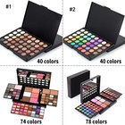 Glitter Eyeshadow Palette Matte Waterproof Long Lasting Pressed Powder Cosmetics