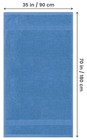 Utopia Towels Luxurious Jumbo Bath Sheet 2 Piece  600 Gsm  35 By 70 Inches    