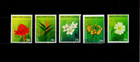 Papua New Guinea 1997 - Flowers - Set Of 5 Definitive Stamps Scott  928-932 Mnh