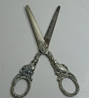 Beautiful Vintage Silver Scissors 74 Grams 6 5 Inches English