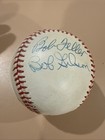 Hof Pitchers Signed Ball Bob Gibson  Bob Feller    Juan Marichal